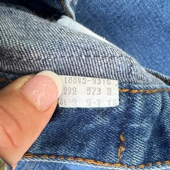 Vintage 80s Levi's Ladies 845 Straight Leg Jeans Size 16